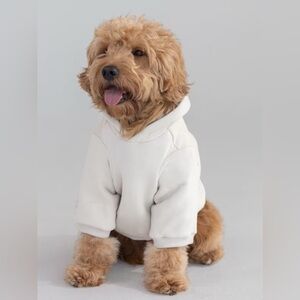 New Comfrt Tranquil Paw Hoodie Dog Sweatshirt Cement Small